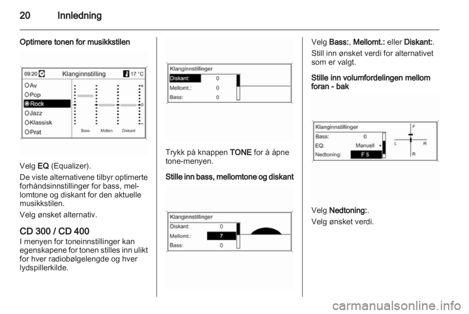 OPEL MERIVA 2011.25  Brukerhåndbok for infotainmentsystem 