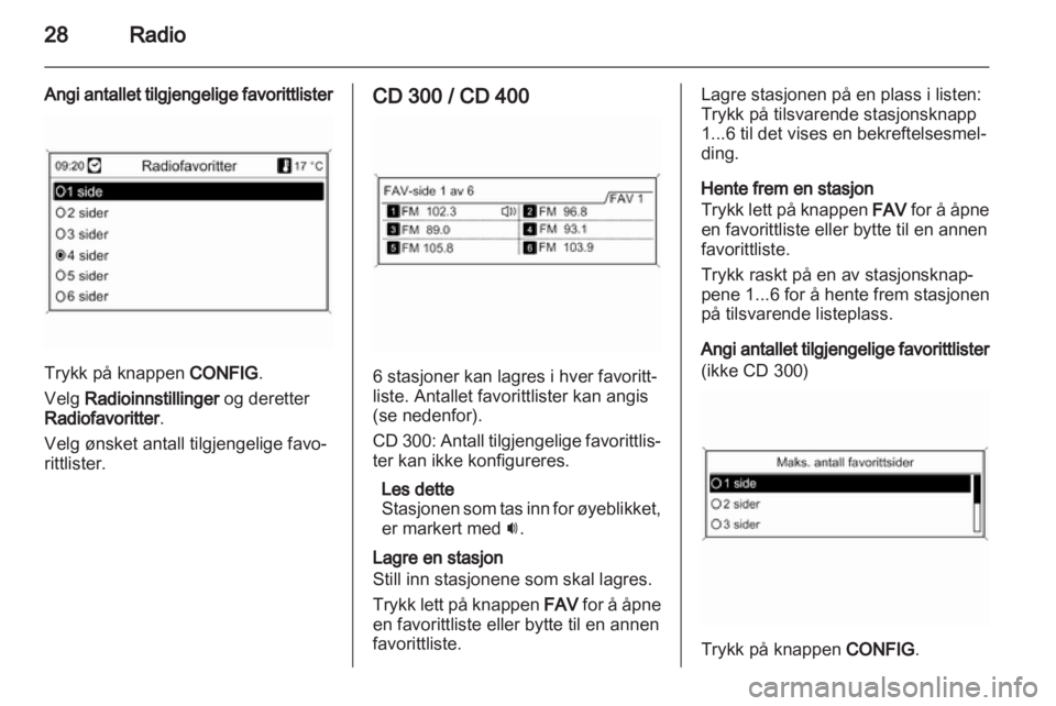 OPEL MERIVA 2011.25  Brukerhåndbok for infotainmentsystem 