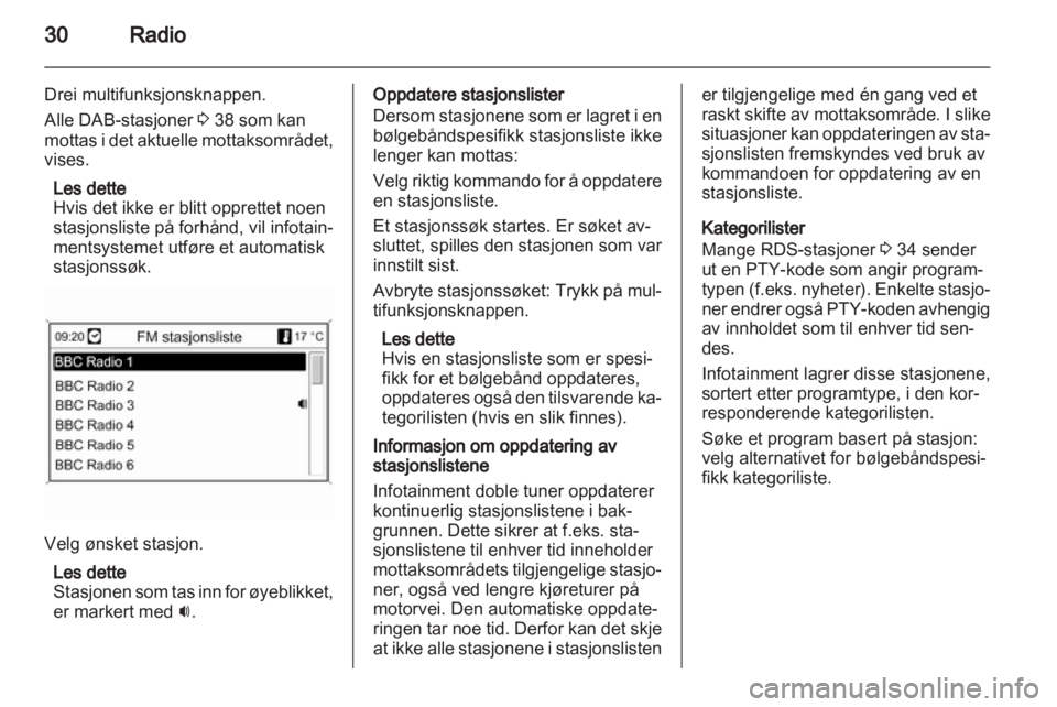 OPEL MERIVA 2011.25  Brukerhåndbok for infotainmentsystem 