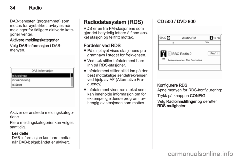 OPEL MERIVA 2011.25  Brukerhåndbok for infotainmentsystem 