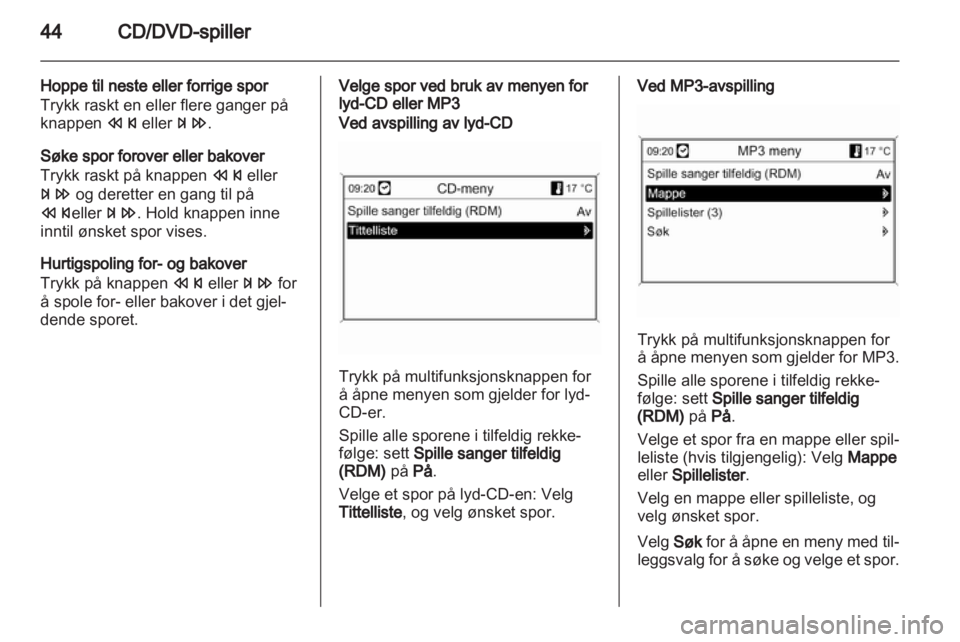 OPEL MERIVA 2011.25  Brukerhåndbok for infotainmentsystem 
