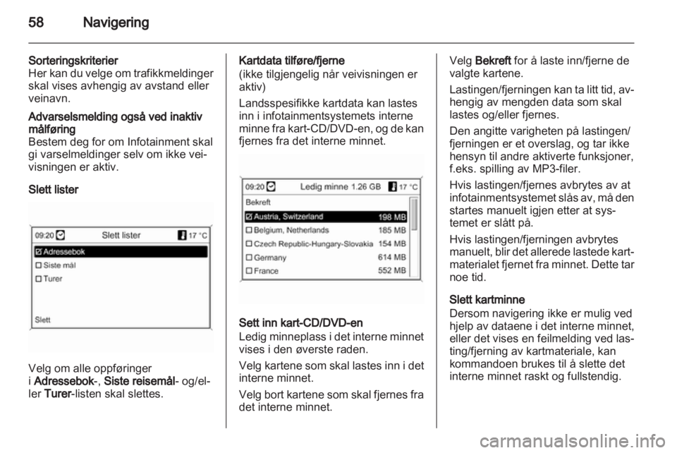 OPEL MERIVA 2011.25  Brukerhåndbok for infotainmentsystem 