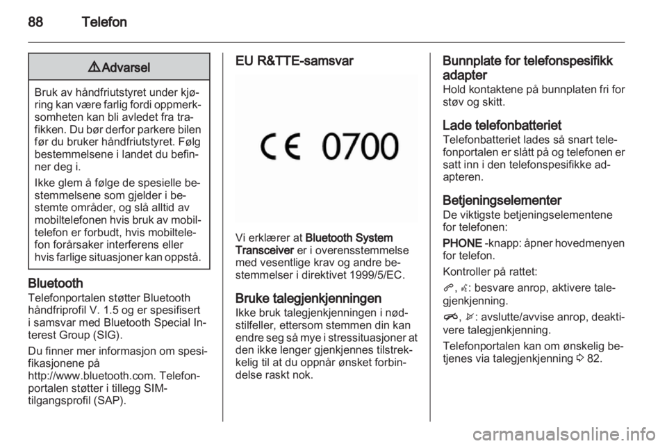 OPEL MERIVA 2011.25  Brukerhåndbok for infotainmentsystem 