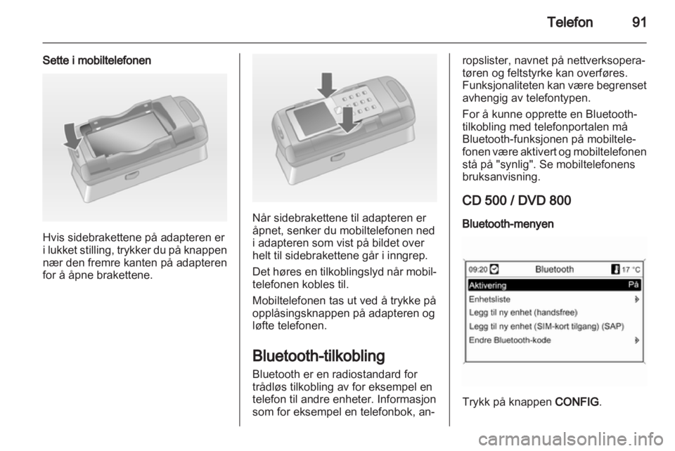OPEL MERIVA 2011.25  Brukerhåndbok for infotainmentsystem 