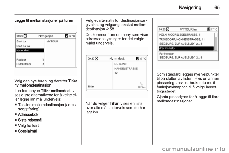 OPEL MERIVA 2011.5  Brukerhåndbok for infotainmentsystem 