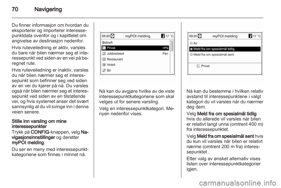 OPEL MERIVA 2012  Brukerhåndbok for infotainmentsystem 