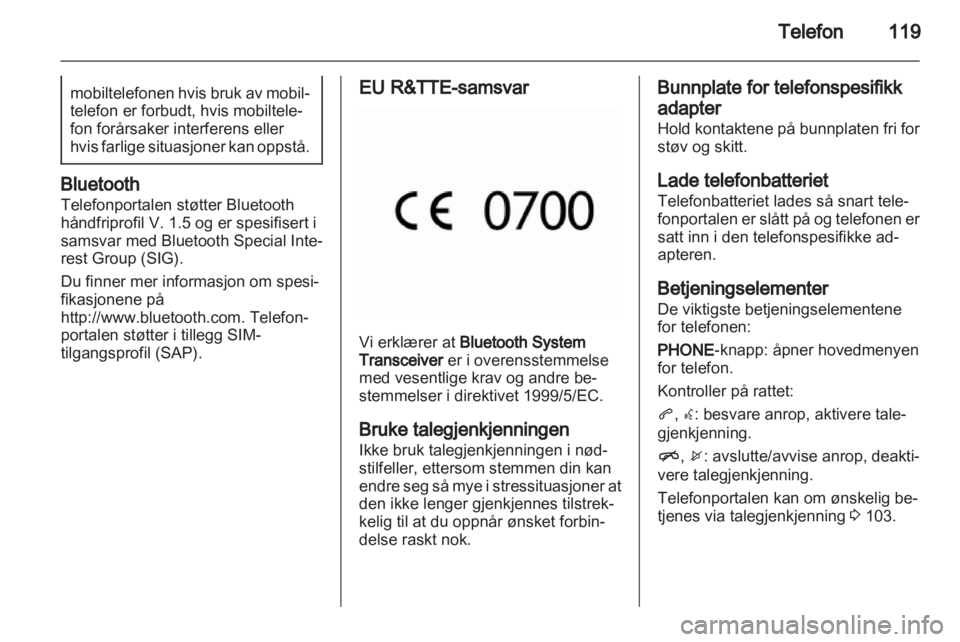 OPEL MERIVA 2013 Brukerhåndbok for infotainmentsystem OPEL MERIVA 2013 Brukerhåndbok for infotainmentsystem