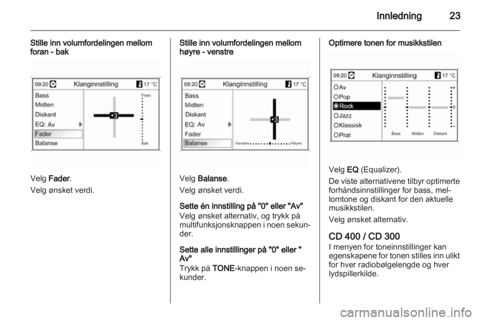 OPEL MERIVA 2013  Brukerhåndbok for infotainmentsystem 