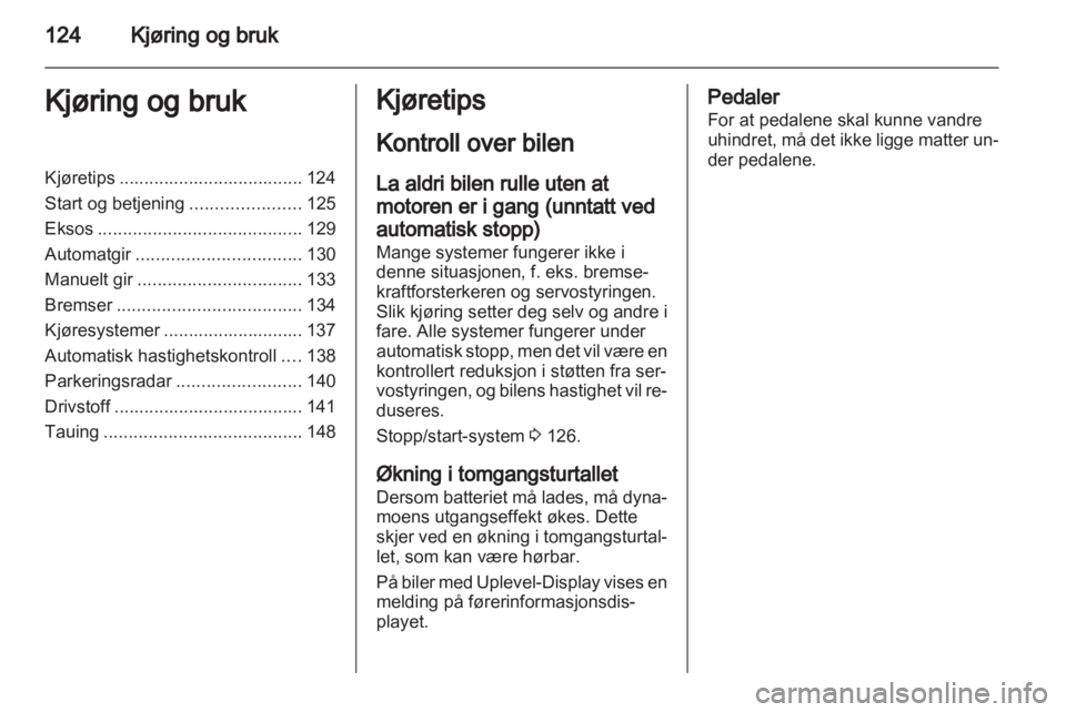 OPEL MERIVA 2013  Instruksjonsbok 