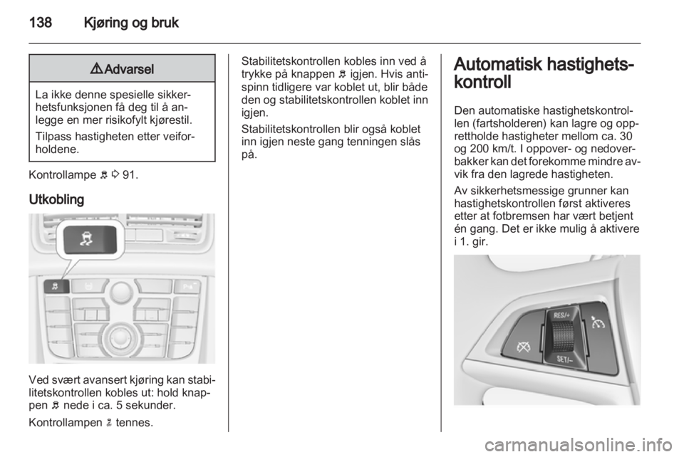 OPEL MERIVA 2013  Instruksjonsbok 