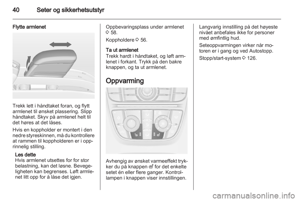 OPEL MERIVA 2013  Instruksjonsbok 