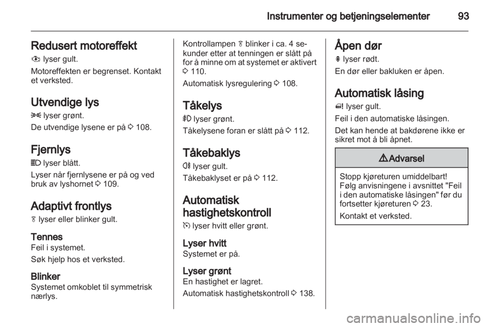 OPEL MERIVA 2013  Instruksjonsbok 