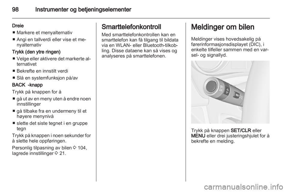 OPEL MERIVA 2013  Instruksjonsbok 