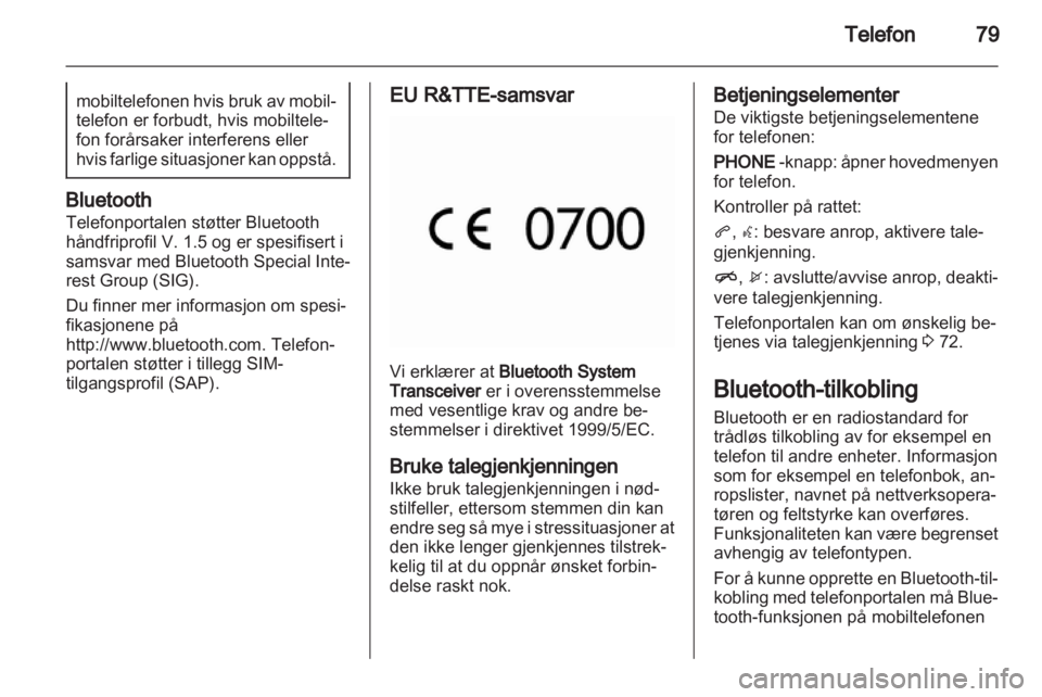 OPEL MOKKA 2013  Brukerhåndbok for infotainmentsystem 