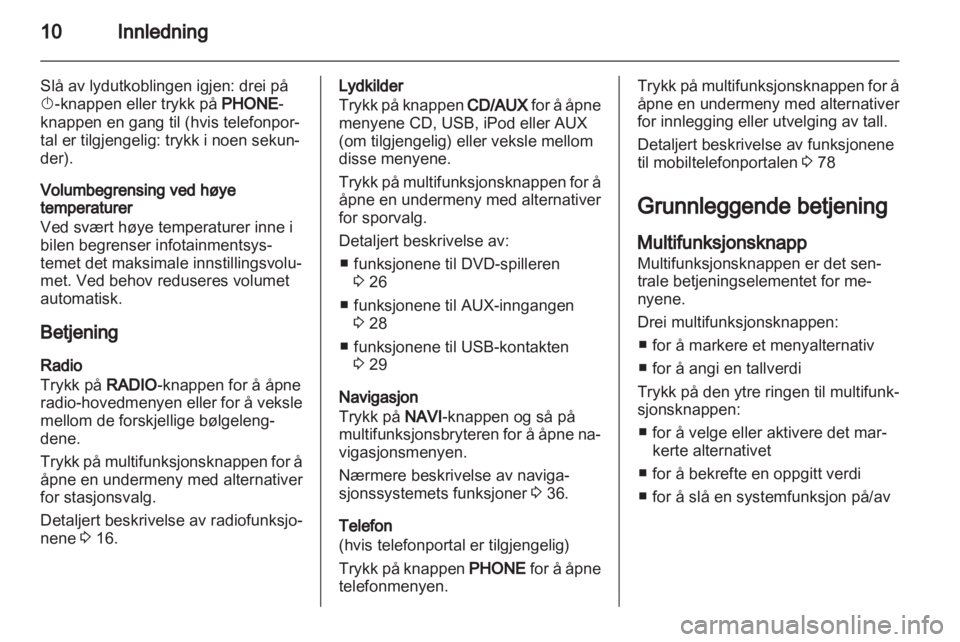 OPEL MOKKA 2013  Brukerhåndbok for infotainmentsystem 