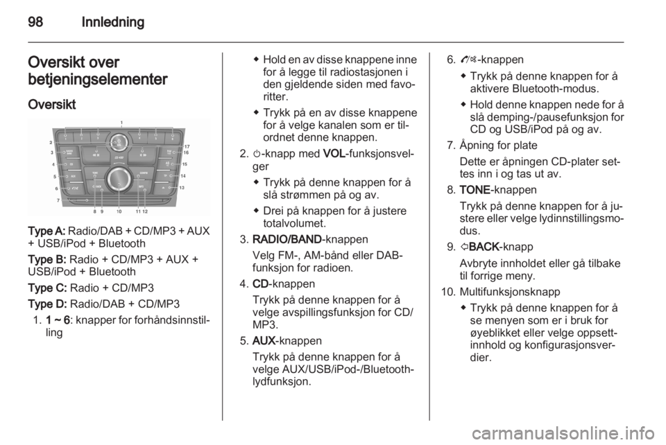 OPEL MOKKA 2013  Brukerhåndbok for infotainmentsystem 
