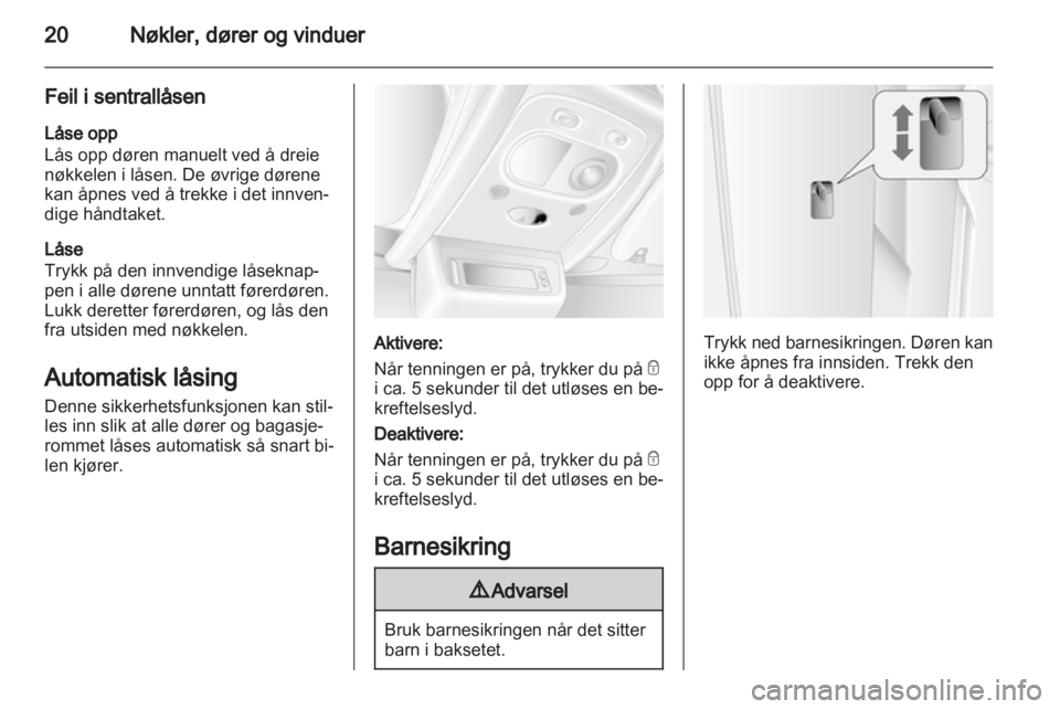 OPEL MOVANO_B 2011.5  Instruksjonsbok 