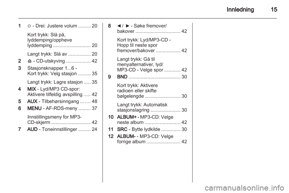 OPEL MOVANO_B 2012.5  Brukerhåndbok for infotainmentsystem 