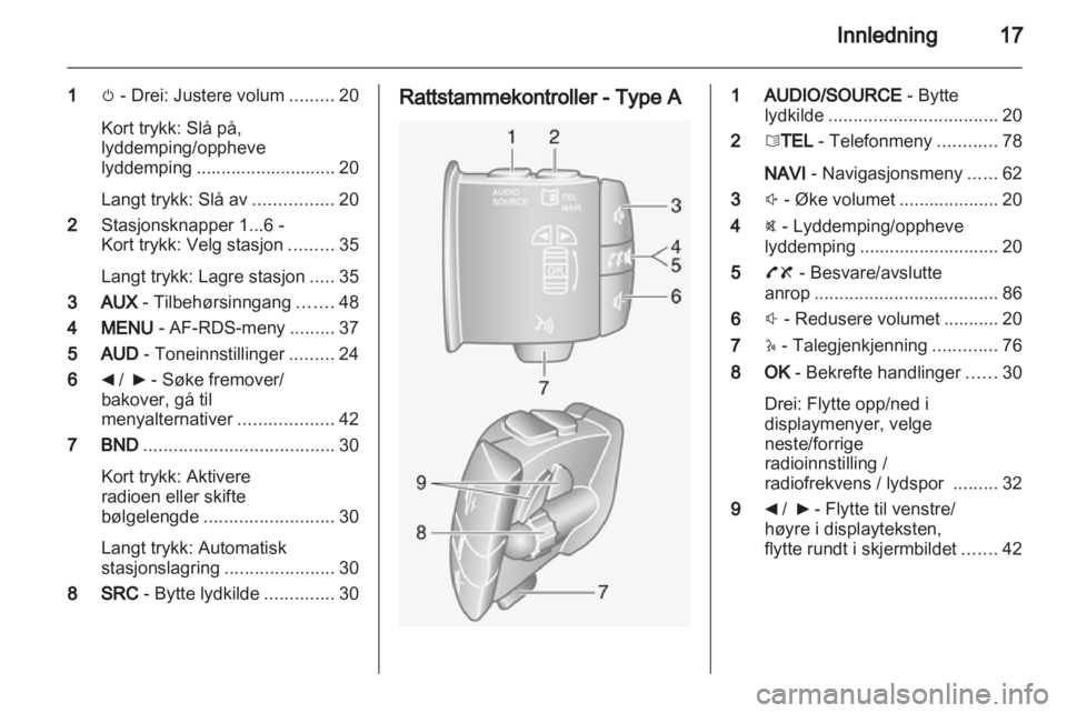 OPEL VIVARO 2012.5  Brukerhåndbok for infotainmentsystem 