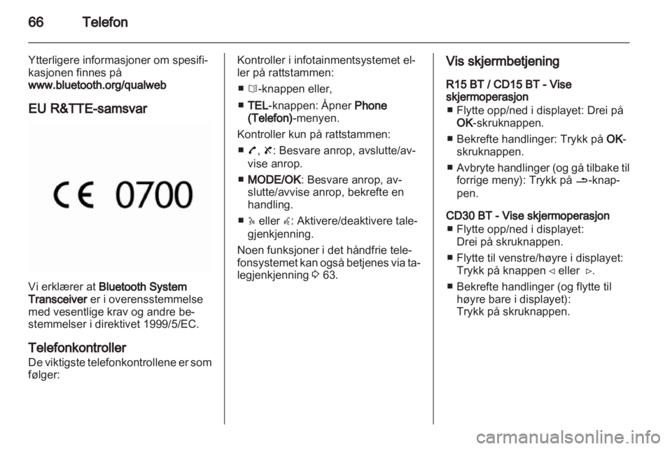 OPEL MOVANO_B 2013.5 Brukerhåndbok for infotainmentsystem OPEL MOVANO_B 2013.5 Brukerhåndbok for infotainmentsystem
