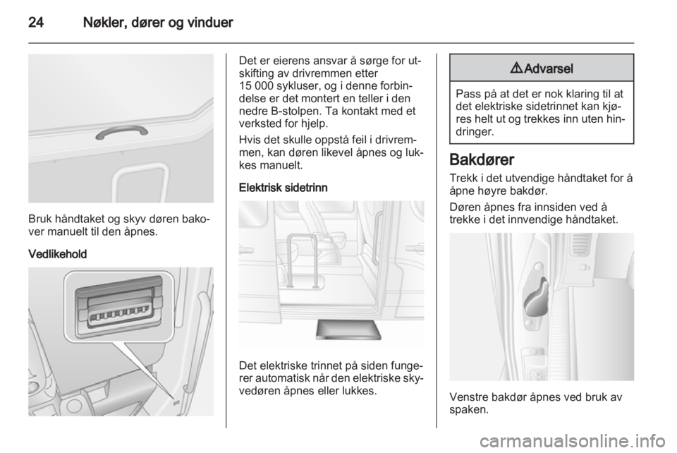 OPEL MOVANO_B 2013.5 Instruksjonsbok OPEL MOVANO_B 2013.5 Instruksjonsbok