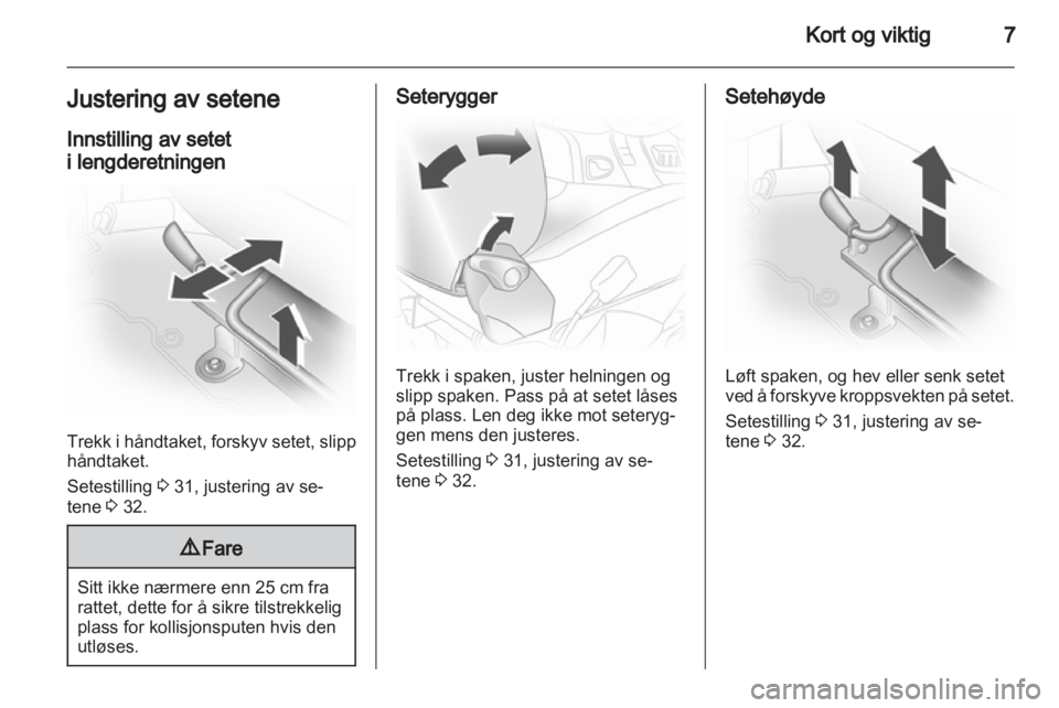 OPEL VIVARO 2012  Instruksjonsbok 