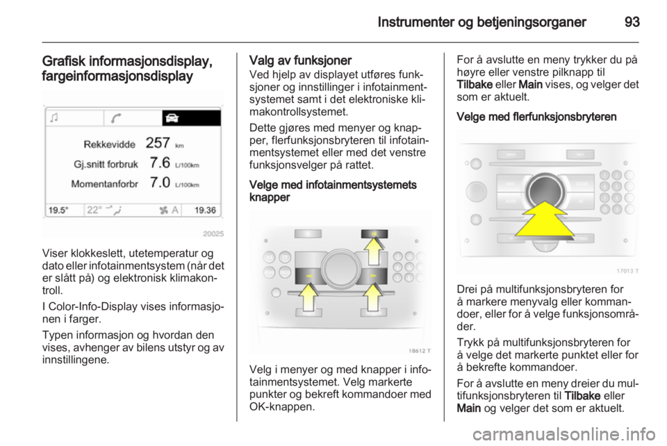 OPEL ZAFIRA 2010  Instruksjonsbok 