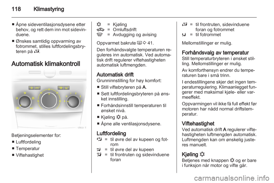 OPEL ZAFIRA 2011  Instruksjonsbok 