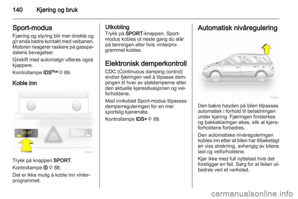 OPEL ZAFIRA 2011  Instruksjonsbok 