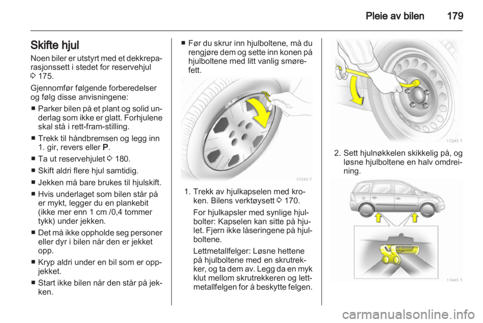 OPEL ZAFIRA 2011  Instruksjonsbok 
