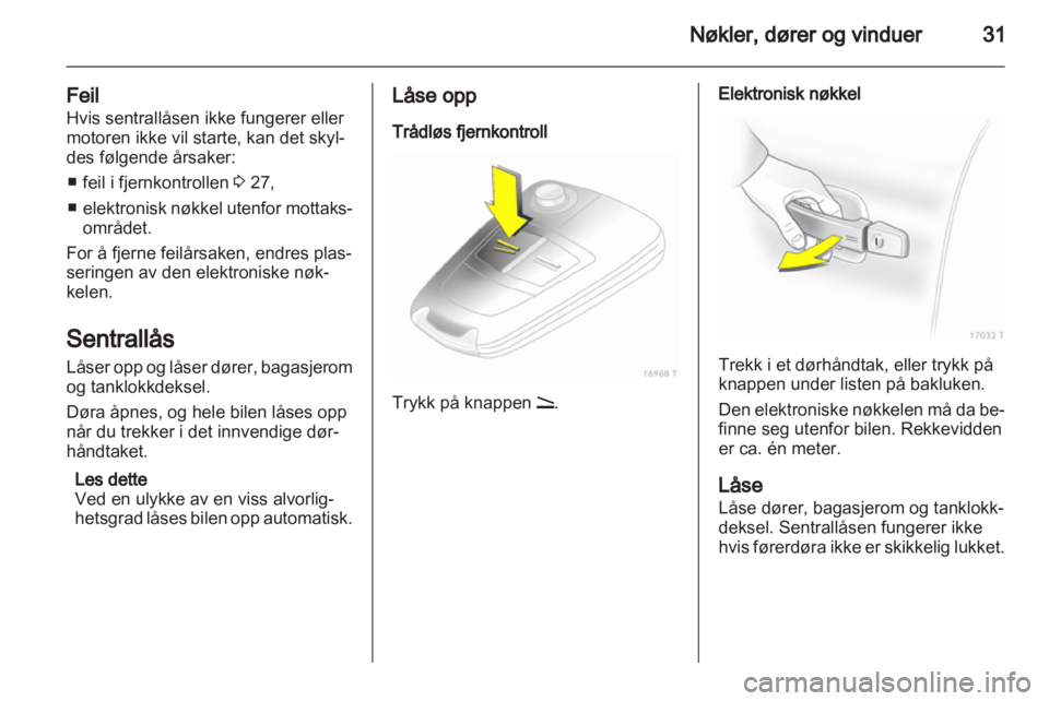 OPEL ZAFIRA 2011  Instruksjonsbok 