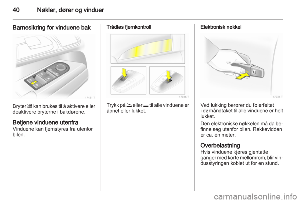 OPEL ZAFIRA 2011  Instruksjonsbok 