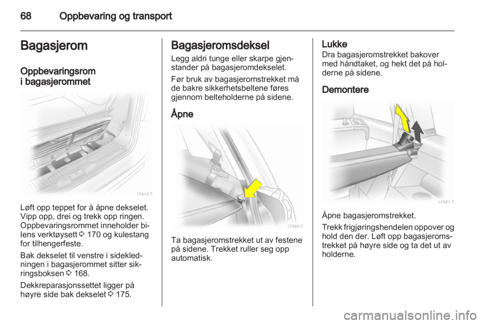 OPEL ZAFIRA 2011  Instruksjonsbok 