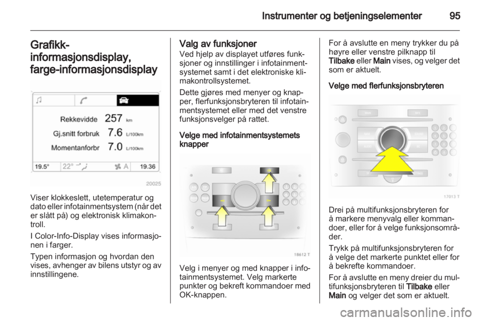 OPEL ZAFIRA 2011  Instruksjonsbok 