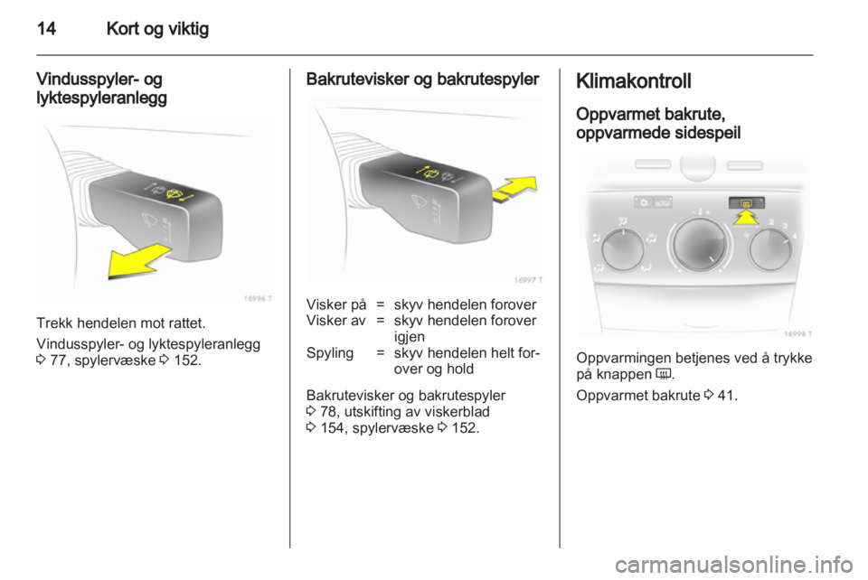 OPEL ZAFIRA 2012  Instruksjonsbok 