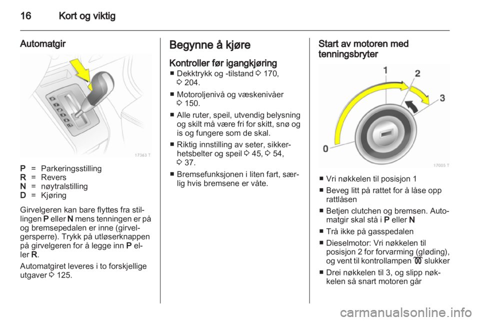 OPEL ZAFIRA 2012  Instruksjonsbok 