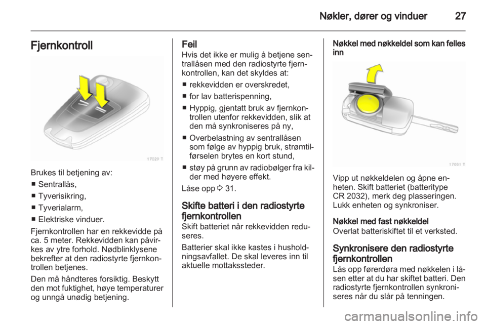 OPEL ZAFIRA 2012  Instruksjonsbok 