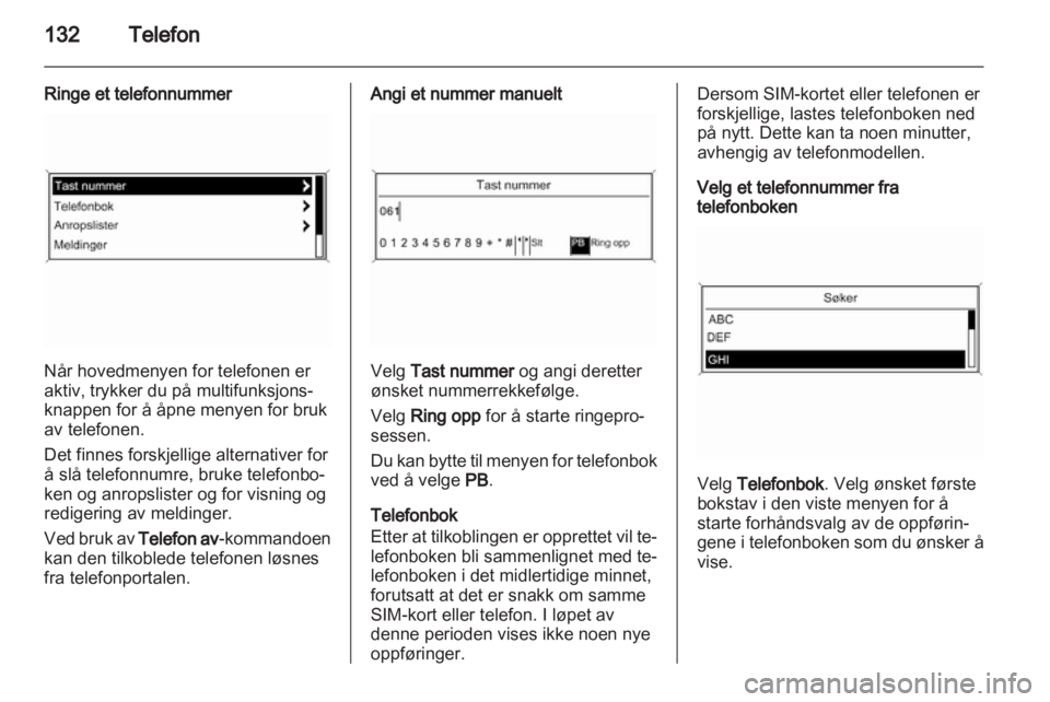 OPEL ZAFIRA C 2013.5  Brukerhåndbok for infotainmentsystem 