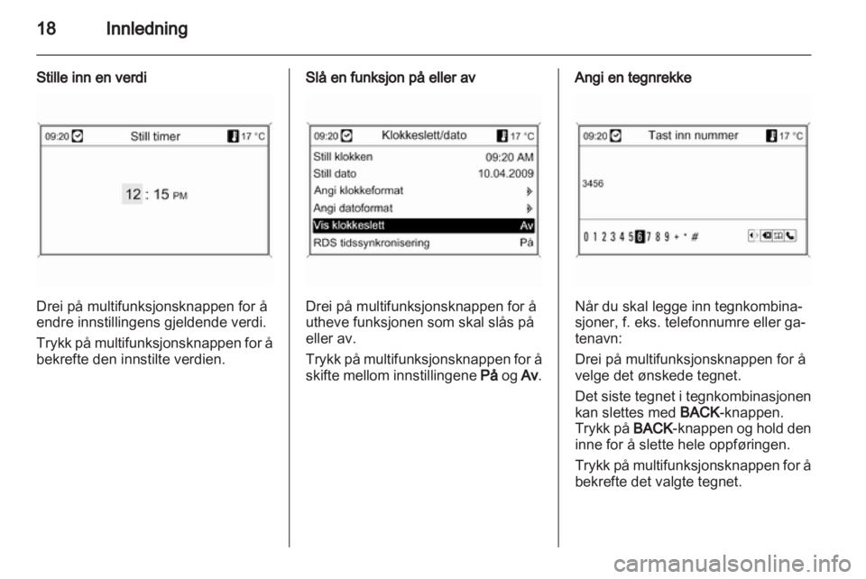 OPEL ZAFIRA C 2013.5  Brukerhåndbok for infotainmentsystem 