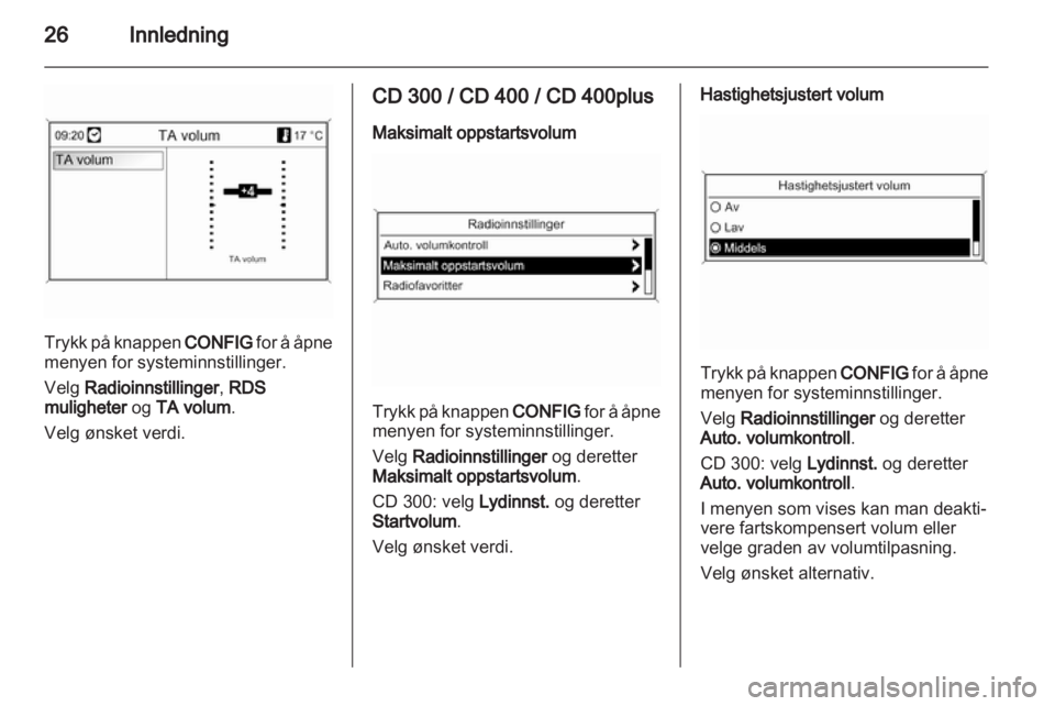 OPEL ZAFIRA C 2013.5  Brukerhåndbok for infotainmentsystem 