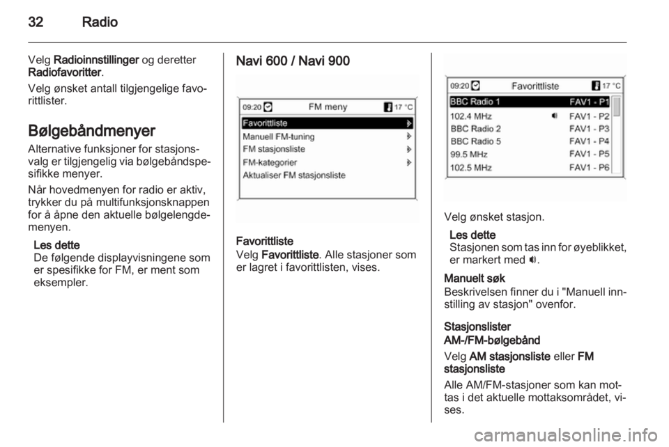 OPEL ZAFIRA C 2013.5  Brukerhåndbok for infotainmentsystem 