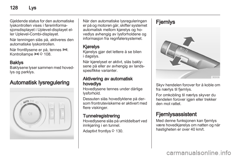 OPEL ZAFIRA TOURER 2012 Instruksjonsbok OPEL ZAFIRA TOURER 2012 Instruksjonsbok