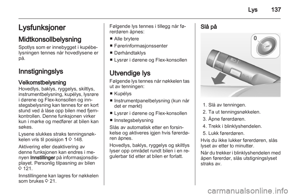 OPEL ZAFIRA TOURER 2012 Instruksjonsbok OPEL ZAFIRA TOURER 2012 Instruksjonsbok