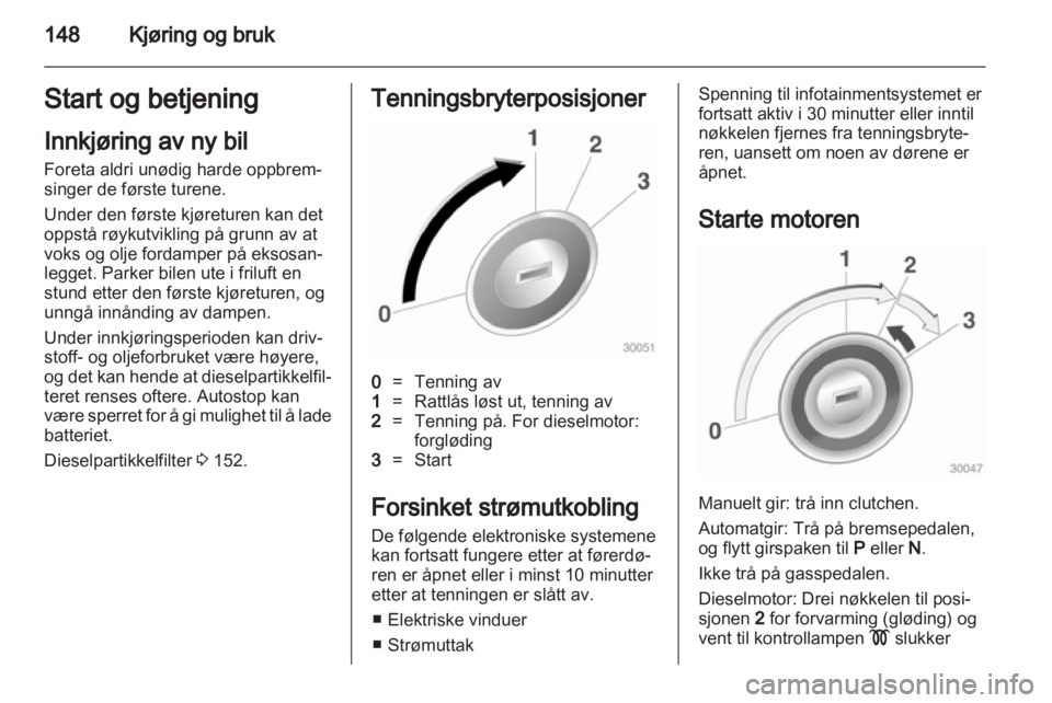 OPEL ZAFIRA TOURER 2012  Instruksjonsbok 
