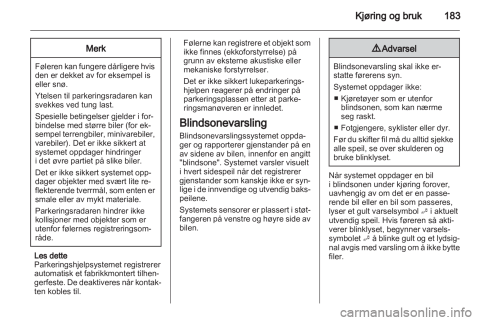 OPEL ZAFIRA TOURER 2012  Instruksjonsbok 