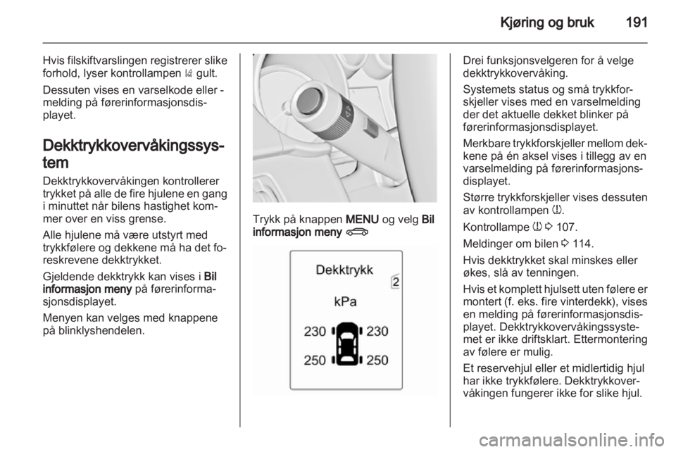 OPEL ZAFIRA TOURER 2012  Instruksjonsbok 