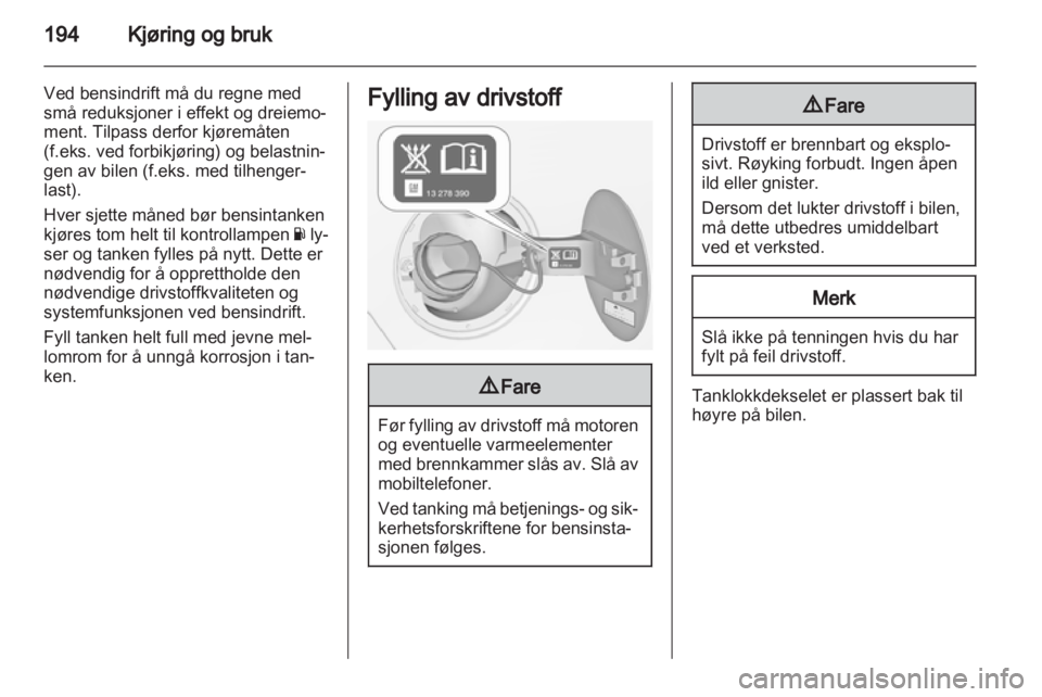 OPEL ZAFIRA TOURER 2012  Instruksjonsbok 