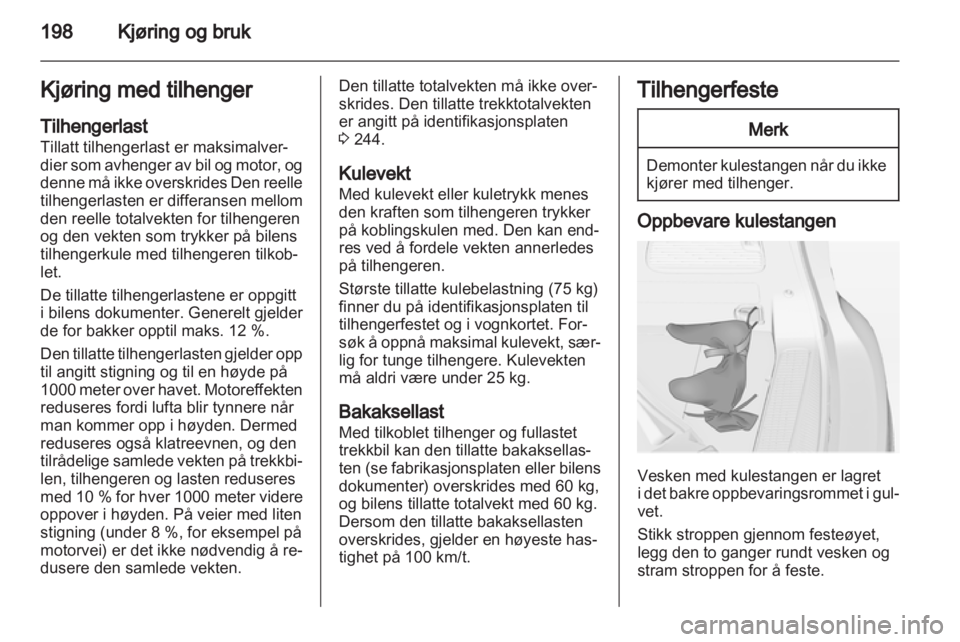 OPEL ZAFIRA TOURER 2012  Instruksjonsbok 