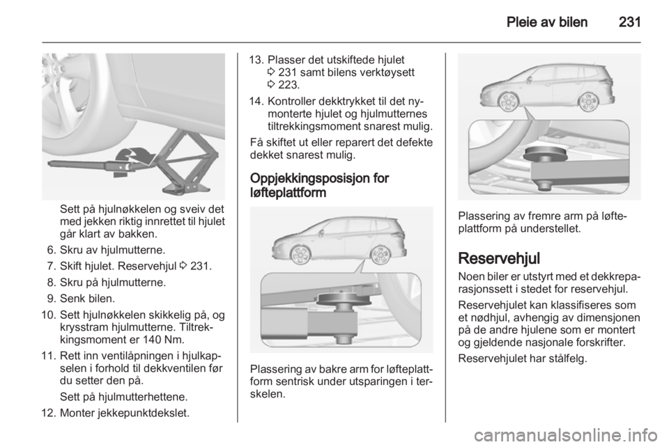 OPEL ZAFIRA TOURER 2012  Instruksjonsbok 