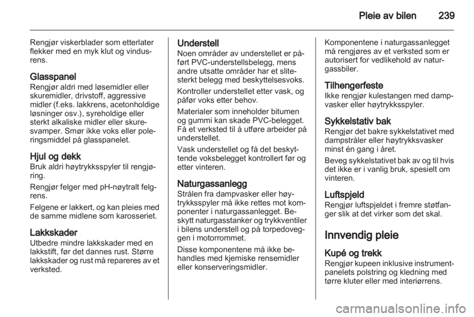 OPEL ZAFIRA TOURER 2012  Instruksjonsbok 